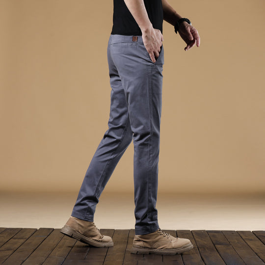 Herren Locker geschnittene Baumwoll-Chino mit Komfortbund und dezentem Stretch Shop Nory