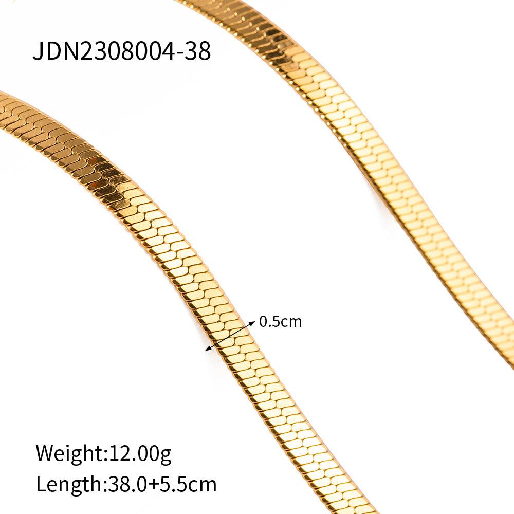 Damen Eleganter Kettenarmband aus hypoallergenem Edelstahl Shop Nory