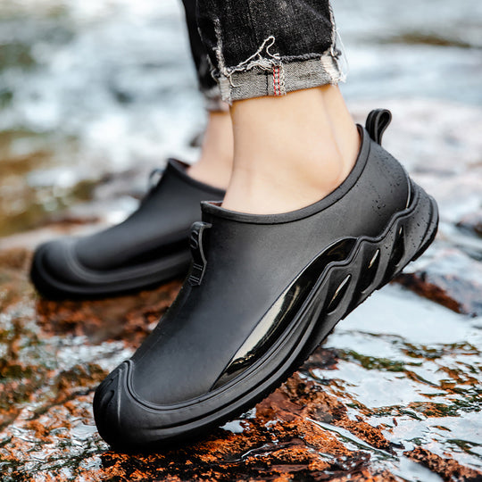 Herren Robuste wasserdichte Outdoor‑Clogs aus Vollgummi mit griffiger Profilsohle Shop Nory