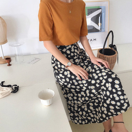 Damen Floral Maxirock Shop Nory