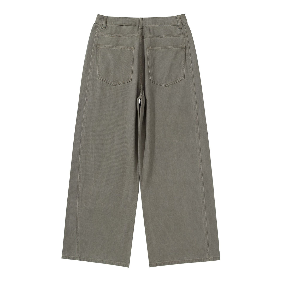 Damen Hochtaillierte Utility-Culotte-Hose mit weitem Bein und aufgesetzten Taschen Shop Nory