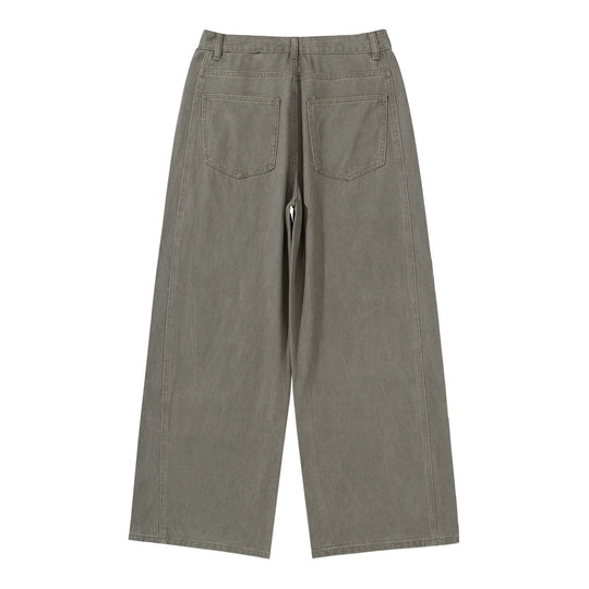 Damen Hochtaillierte Utility-Culotte-Hose mit weitem Bein und aufgesetzten Taschen Shop Nory