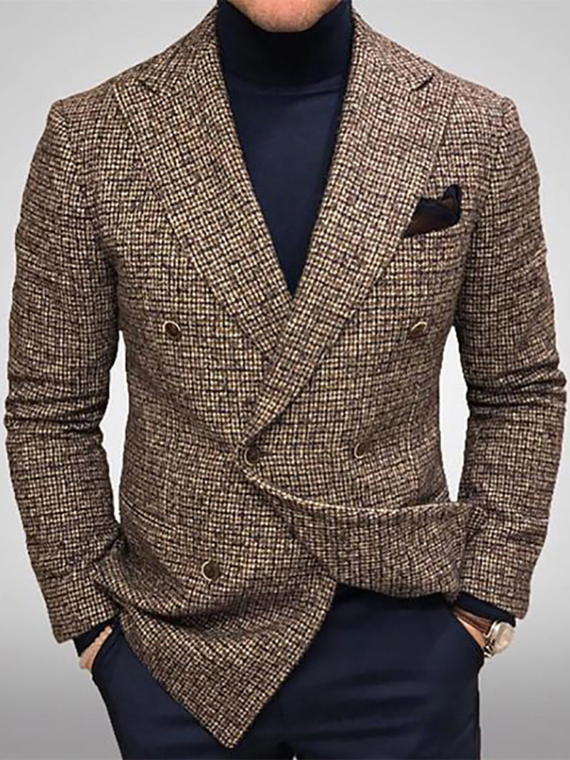 Herren eleganter doppelt gefütterter Blazer