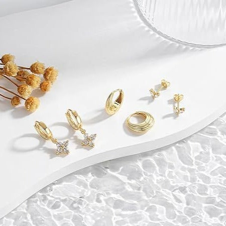 Damen Ohrhänger im eleganten Schmetterlings-Design Shop Nory