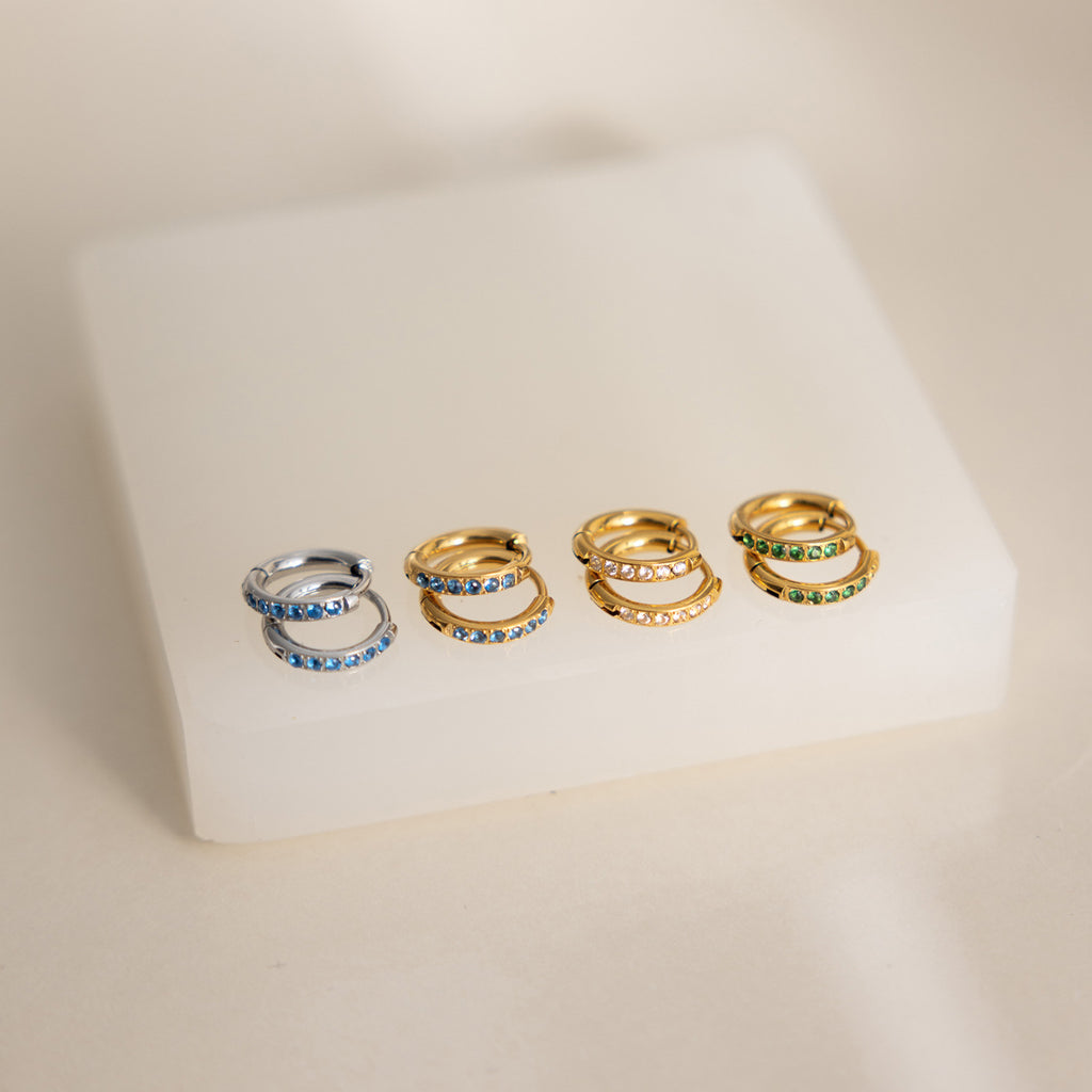 Damen Ohrhänger mit funkelnden Zirkonia und elegantem Design Shop Nory