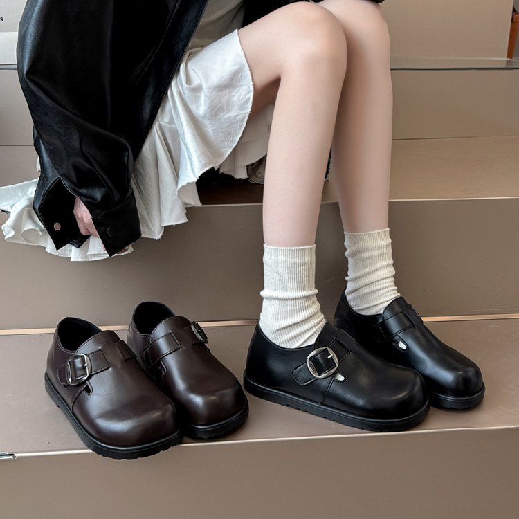 Damen bequeme Clogs mit klassischen Schnallen und rutschfester Sohle Shopnory