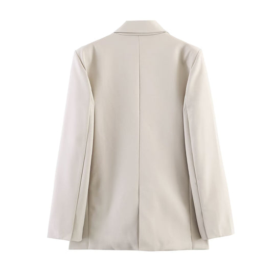 Damen Taillierter Blazer mit softem Revers und Leistentaschen Shop Nory
