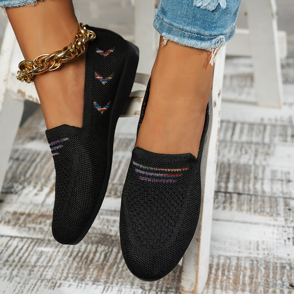 Damen Atmungsaktive Schuh mit elastischem Riemendesign