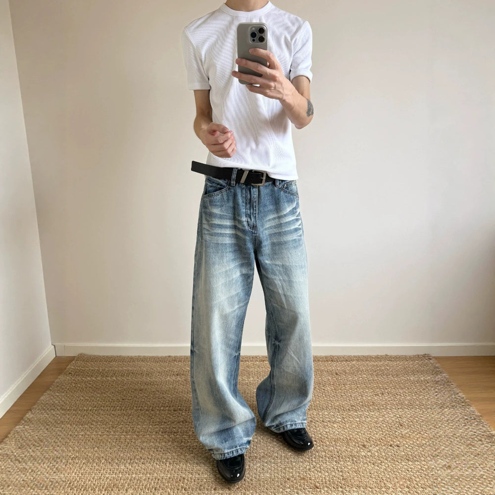 Damen Weitgeschnittene Denim-Jeans Shop Nory