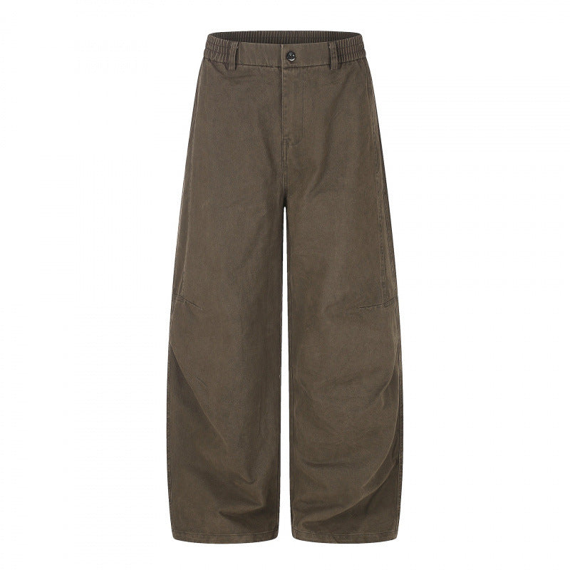 Damen Weite Culotte-Hose mit hohem Bund, elastischem Einsatz und Utility‑Nähten Shop Nory