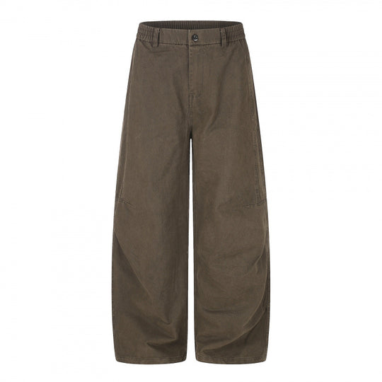 Damen Weite Culotte-Hose mit hohem Bund, elastischem Einsatz und Utility‑Nähten Shop Nory
