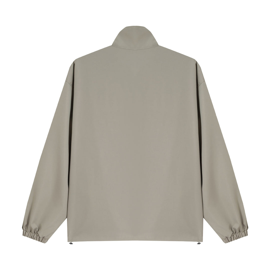 Unisex Weit geschnittene Funktionsjacke mit Doppelreißverschluss, hohem Stehkragen und Zubehör‑Set Shop Nory