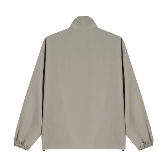 Unisex Weit geschnittene Funktionsjacke mit Doppelreißverschluss, hohem Stehkragen und Zubehör‑Set Shop Nory