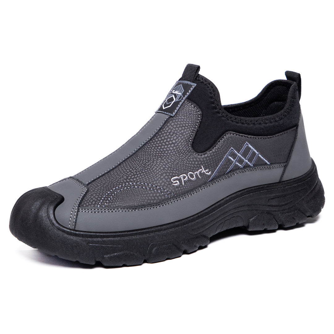Herren nan robuster Slip-On Arbeitssneaker mit verstärkter Zehenkappe, rutschfester Profilsohle und elastischem Einstieg Shop Nory