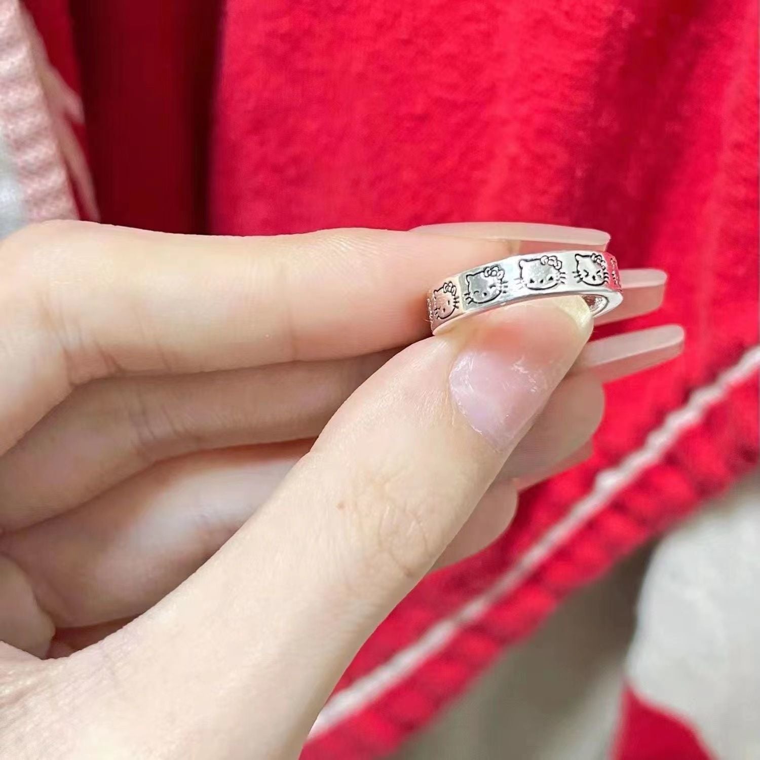 Damenring mit Hello Kitty Motiv Shop Nory