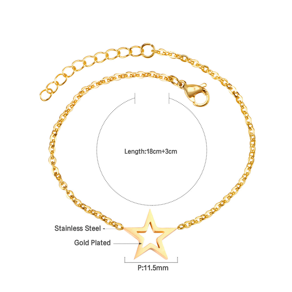 Damen Armband mit unendlichem Symbol aus antiallergischem Edelstahl Shop Nory