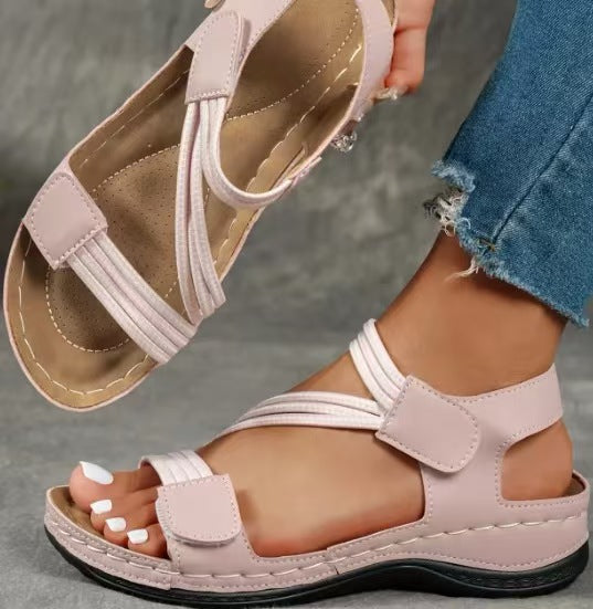 Damen orthopädische Sommer-Sandalen mit verstellbarem Riemendesign und komfortablem Fußbett ShopNory
