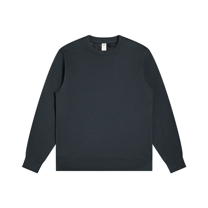 Unisex Minimalistisches Baumwoll-Sweatshirt mit Rundhals, Rippbündchen & Relaxed Fit Shop Nory