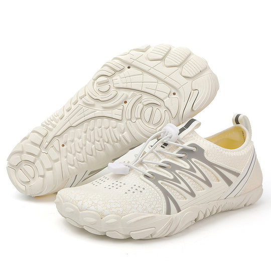 Damen leichte Wasserschuhe mit schnelltrocknendem Strickoberteil, elastischem Zugverschluss und rutschfester Profilsohle Shop Nory