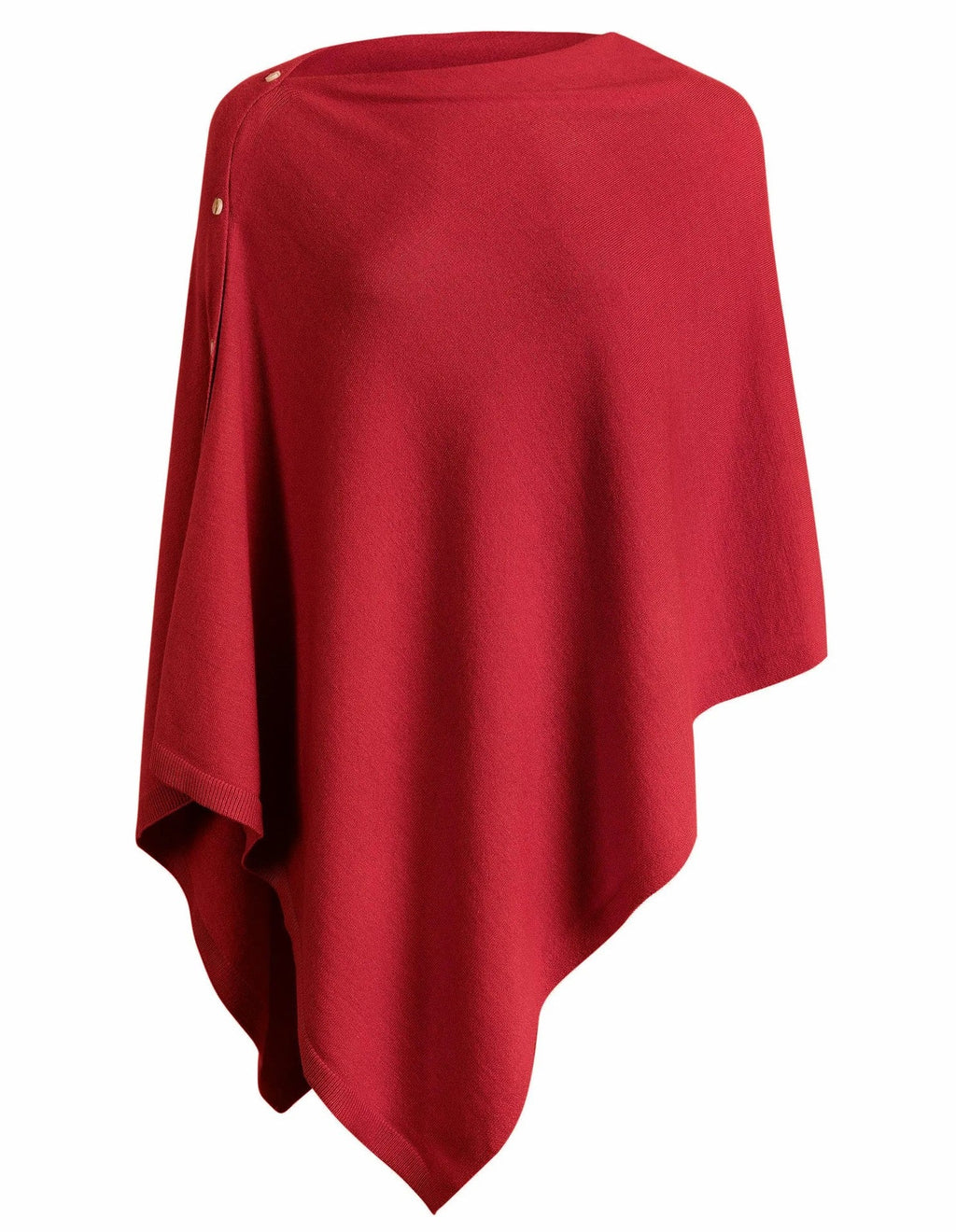 Damen vielseitiger Poncho aus hochwertiger Materialmischung