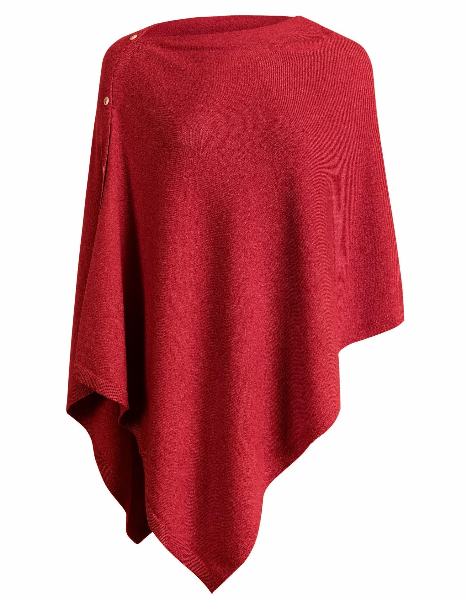Damen vielseitiger Poncho aus hochwertiger Materialmischung