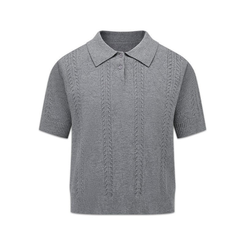 Herren Strick-Polohemd aus hochwertiger Baumwolle Shop Nory