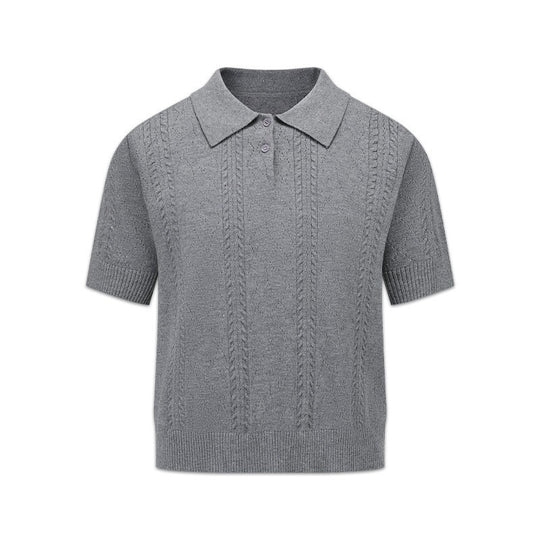 Herren Strick-Polohemd aus hochwertiger Baumwolle Shop Nory