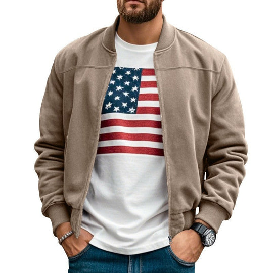 Herren Bomberjacke mit modernem Schnitt und praktischen Taschen