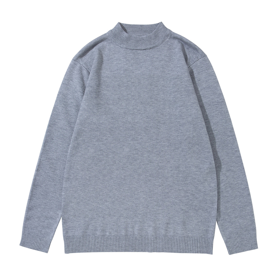 Unisex Minimalistischer Feinstrick-Mockneck mit extra breitem Rippsaum Shop Nory