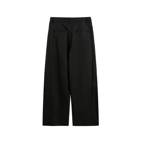 Damen Weite High-Waist Stoffhose mit Bügelfalte und seitlichen Eingrifftaschen Shop Nory