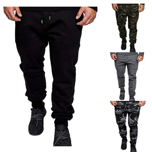 Herren Tapered Sweatpants aus Baumwollmix mit elastischem Bund, Tunnelzug und gerippten Bündchen Shop Nory