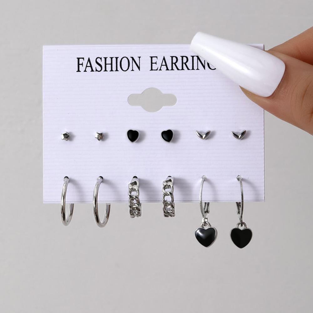 Damen Schmuckset mit funkelnden Sternanhängern Shop Nory