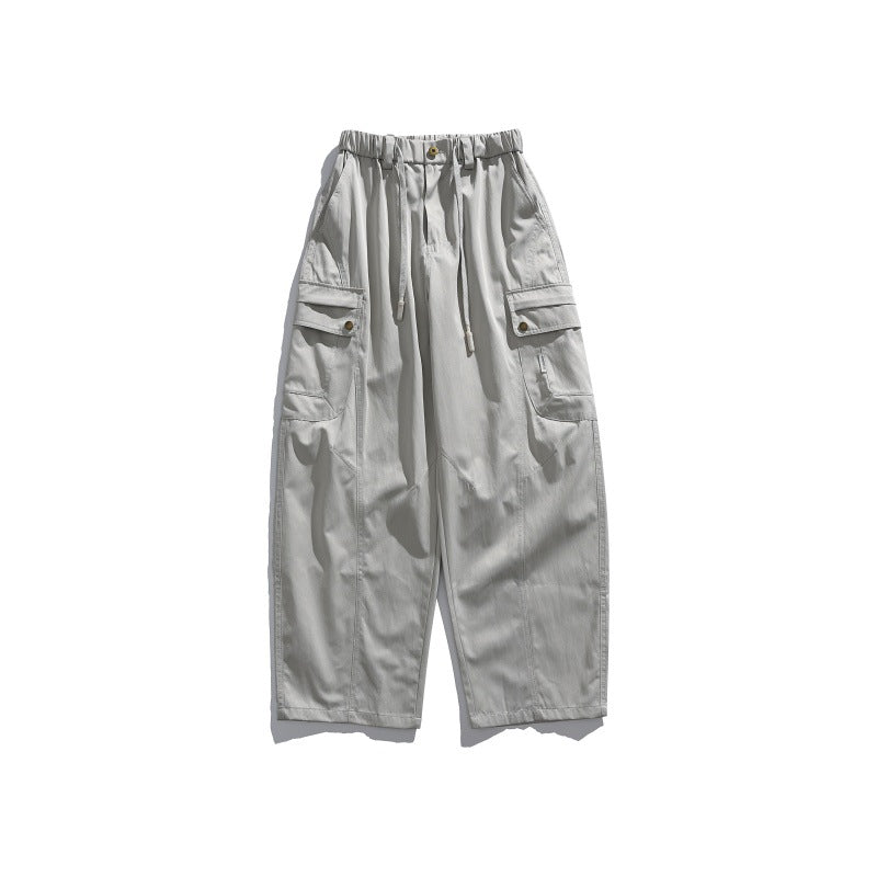 Herren Cargo-Hose mit elastischem Bund, Tunnelzug und multiplen Utility-Taschen Shop Nory