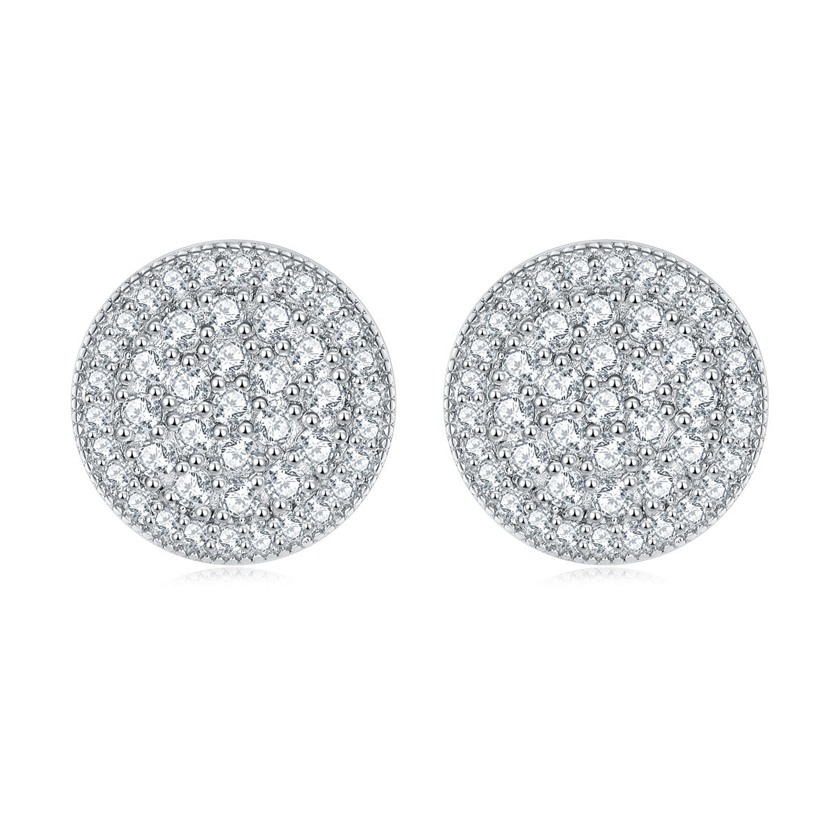 Damen Ohrstecker mit funkelndem Zirkonia-Pavé und elegantem Design Shop Nory