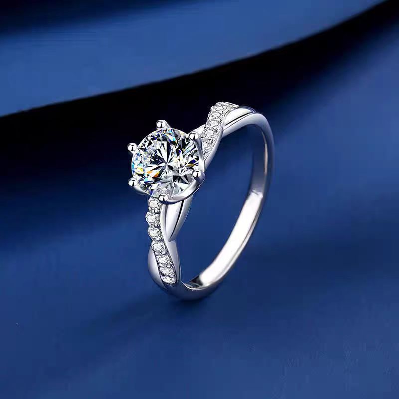 Damen Eleganter Verlobungsring mit Diamant Shop Nory