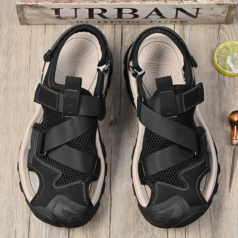 Damen Sportliche Outdoor-Sandalen mit rutschfester Sohle und verstellbaren Riemen