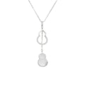 Damen Halskette mit funkelndem Anhänger und eleganten Designelementen Shop Nory