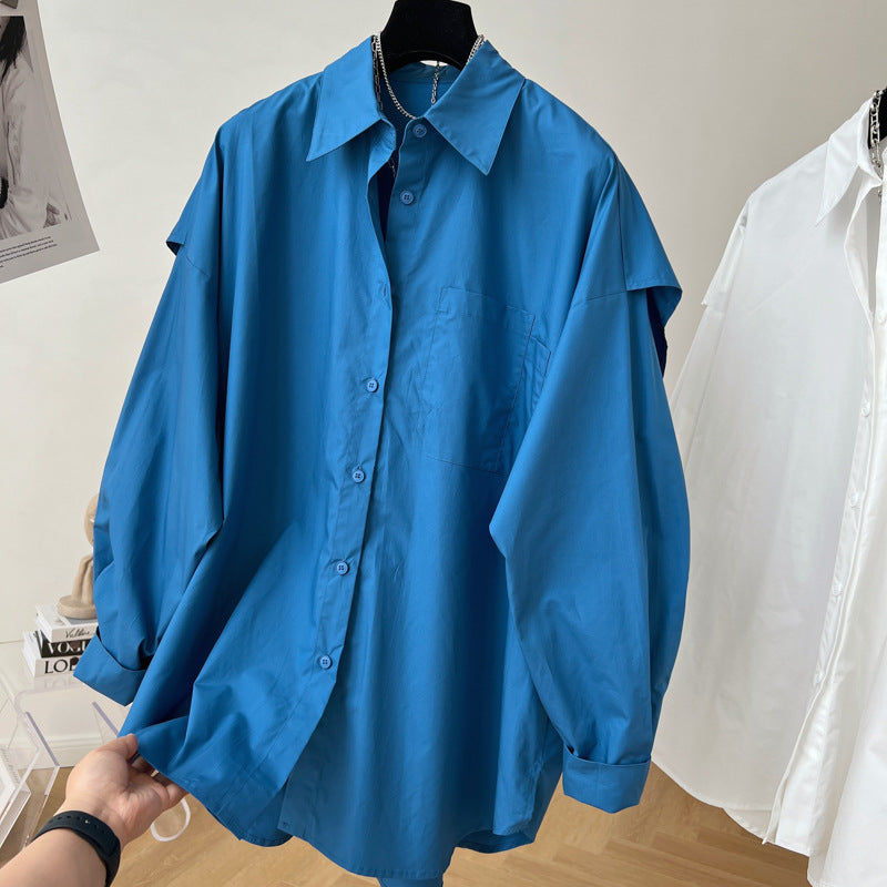 Damen Oversized Hemdbluse Shop Nory