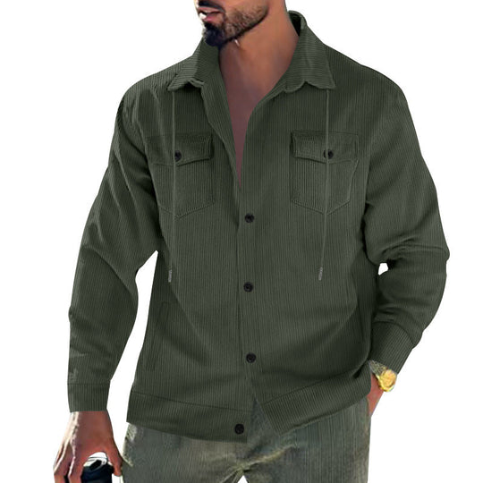 Herren Cord-Jacke mit praktischen Taschen und klassischem Schnitt