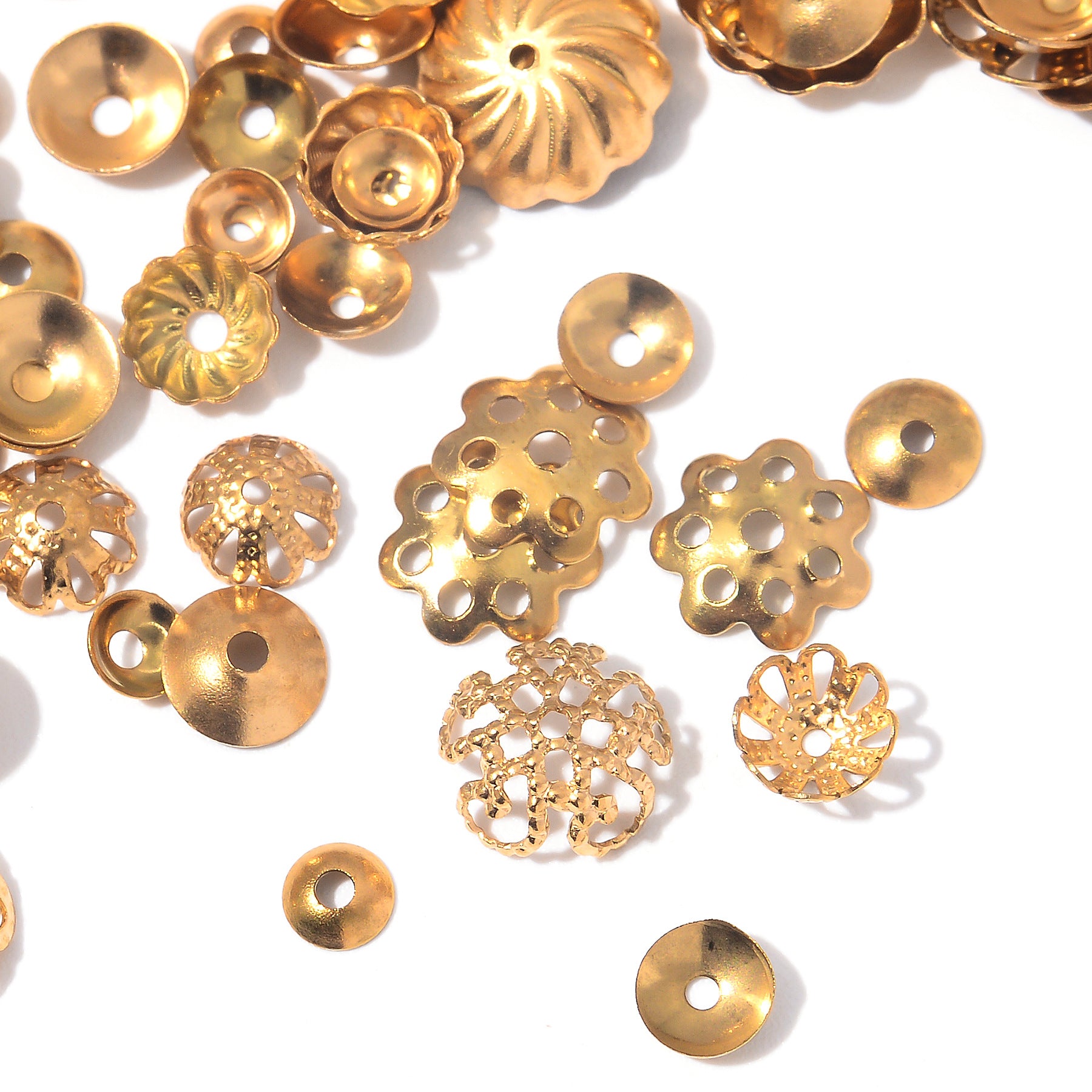 Damen Ohrstecker mit floralem Design aus hochwertigem Metall Shop Nory