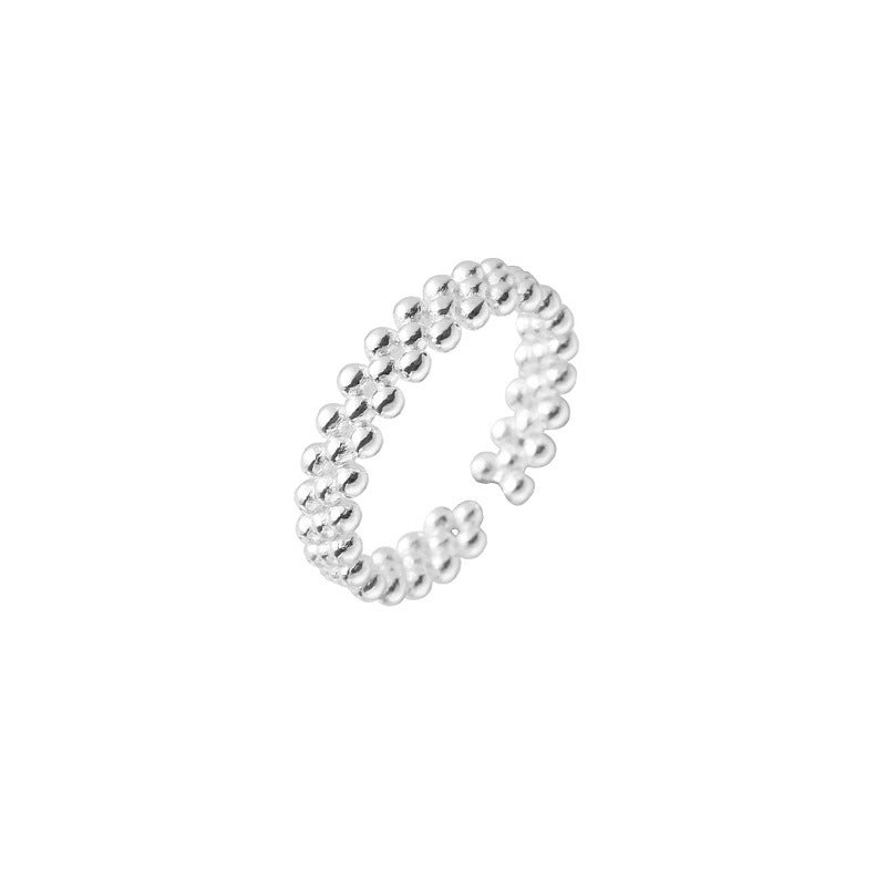 Damen Ring mit verspieltem Perlenmuster Shop Nory