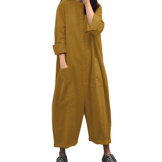 Damen Jumpsuit mit praktischen Taschen und lässigem Schnitt