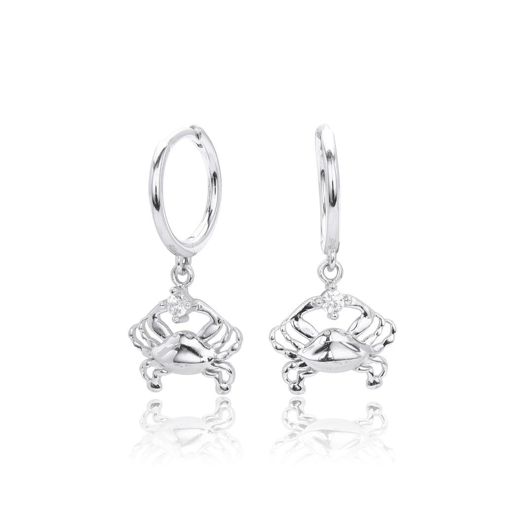 Damen Ohrhänger mit elegantem Krebsdesign aus hochwertigem 925 Sterling Silber Shop Nory