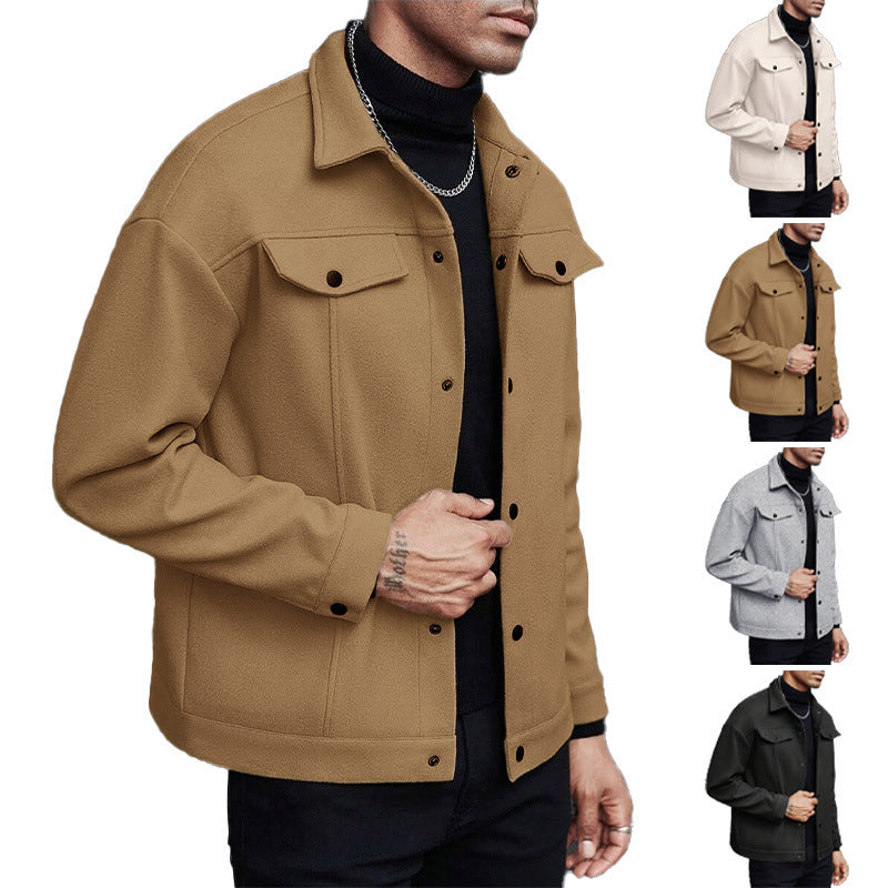 Herren moderne Freizeitjacke im lässigen Schnitt