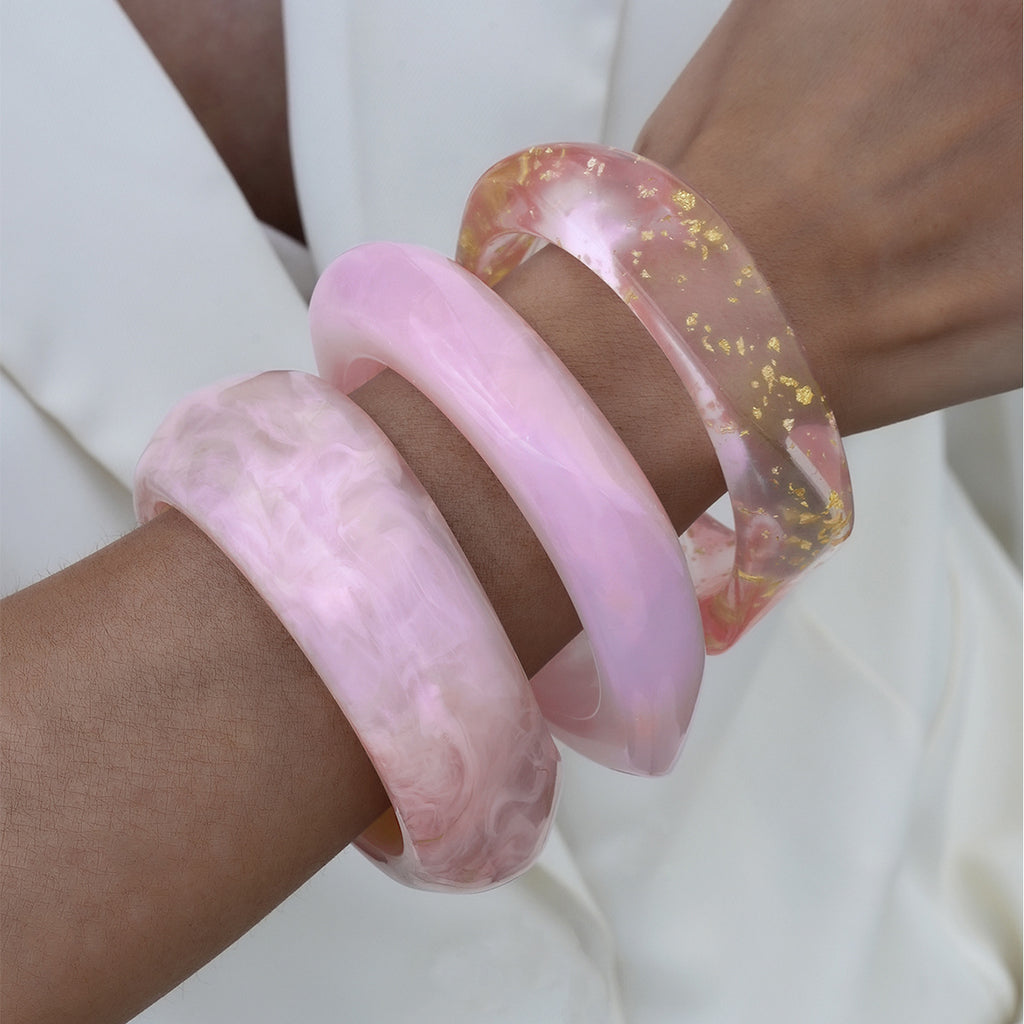 Damen Armband-Set aus hochwertigem Acryl mit kreativen Designs Shop Nory