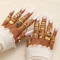 Damen stilvolles und vielseitiges Ring-Set Shop Nory