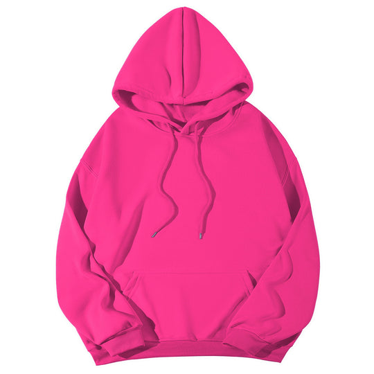Unisex Oversize-Fleece-Hoodie mit tiefer Schulter, Kängurutasche und breitem Rippbund Shop Nory