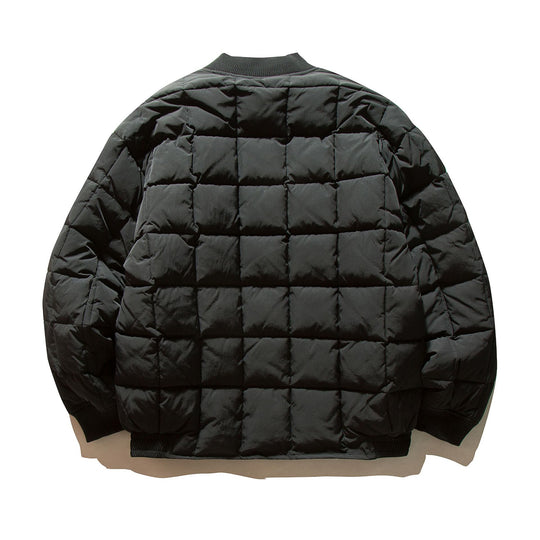 Herren Boxy-Stepp-Bomberjacke mit kubischer Wattierung und Rippenkragen Shop Nory