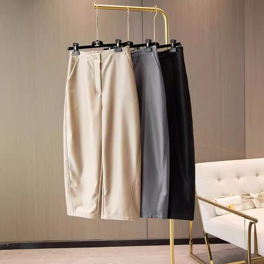 Damen Elegante weite Stoffhose Shop Nory