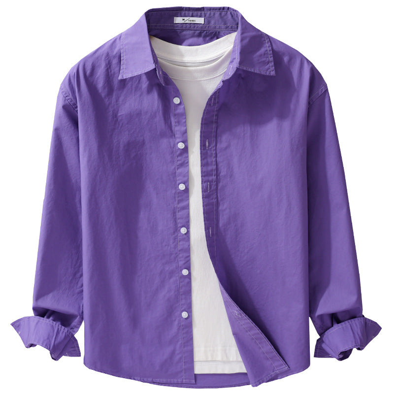 Herren Lässiges Layering-Hemd mit integriertem T-Shirt-Einsatz Shop Nory